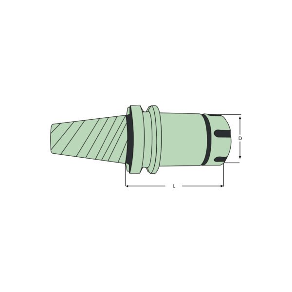 BBT-160 Collet Chuck - Image 2
