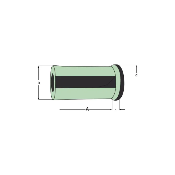 Silindirik Şaftlı Redüksiyon Kovanı SST-40X10 - Görsel 2